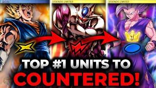 CRAZIEST Top #1 Units Countered BACK TO BACK In Dragon Ball Legends History!