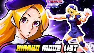 HINAKO SHIJO MOVE LIST - The King of Fighters 2002 Unlimited Match (KOF2002)