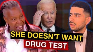 Whoopi Gets CALLED OUT by Him for Her HYPOCRISY On Biden's Drug Test Refusal Before Debate - Satire