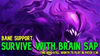 Bane Support With Fiend Grip And Survive With Brain Sap in Dota 2