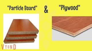 Difference between particleboard and plywood