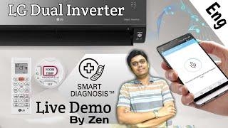 [Eng] How to use LG Smart Diagnosis for checking Inverter Split AC Problems | LG ThinQ App Live demo
