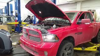 RAM 1500 SRT-8 6.4 Hemi swap first start!