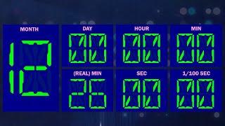 BCG 26 Minutes Countdown (12 Months Leap Year Simulator Countdown) Remix Wii Party U Heart Targets