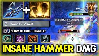 INCREDIBLE OFFLANE Dawnbreaker With Harpoon Item Build Non-stop Whirld Her Hammer Delete All DotA 2