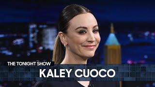 Kaley Cuoco Compares Her Baby to a Drunk Best Friend, Talks Fantasy Football & Based on a True Story