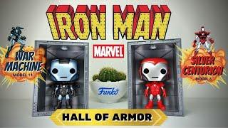 Unboxing Iron Man Hall Of Armor Model 8 (Silver Centurion) and Model 11(War Machine).