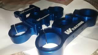 W Racing Triple Clamps for Pit Bikes by CW Bikes