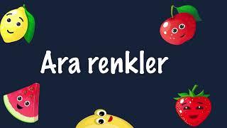 ingilizce renkler öğrenme çocuklar için