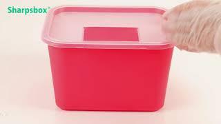 What is Dailymag 5L sharps container look like?