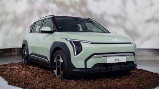 2024 Kia EV3 | neues E-SUV als Gegenstück zum VW ID.3, Volvo EX30 und andere - was kann der Stromer?