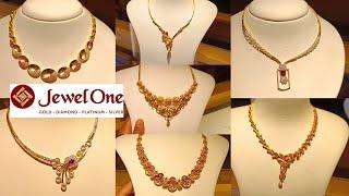 Jewel One Gold Necklace Collections With Grams/Fancy Wedding Necklace Collections