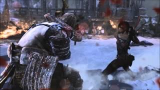 Tomb Raider Mini Boss Battle Giant Samurai Game Play