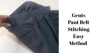 Boys Pant Belt Stitching easy method/Pant band stitching /belt stitching @Yumnasworld