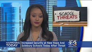 Increased Security At New Hope, Solebury Schools After Threat