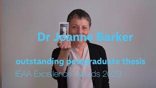 IEAA Excellence Awards 2023 | Research | Dr Joanne Barker