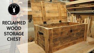 Build a storage chest from reclaimed wood