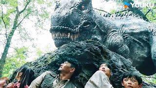 The dinosaurs eventually discovered them! | Snake 3 | YOUKU MONSTER MOVIE