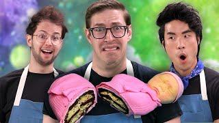 The Try Guys Make Illusion Cakes Without A Recipe