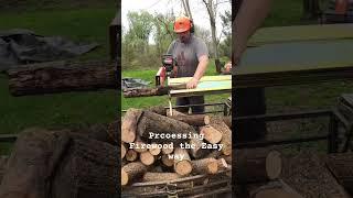 Prcoessing Firewood the Easy way #firewood #firewoodproduction #shorts #short #trending #wood #yt