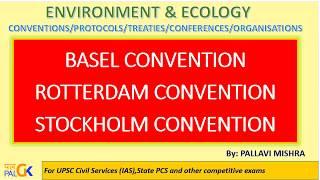 BASEL, ROTTERDAM AND STOCKHOLM CONVENTION - Environment & Ecology