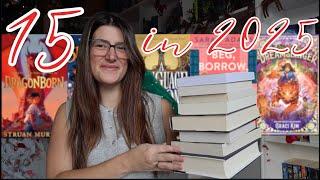 15 books to read in 2025  //my priority TBR for 2025 feat: middle grade, romance and fantasy ‍️