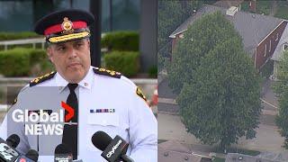 Manhunt underway in Pickering after elderly woman killed in "unprovoked" stabbing