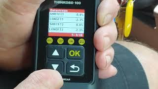 Using a Generic OBD2 scan tool and list of functions THINKOBD Mode6 live data rediness monitors free