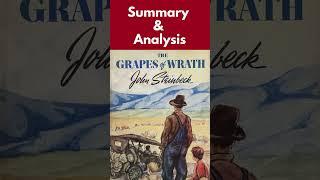 The Grapes of Wrath by John Steinbeck Summary & Analysis @AtoZSummary #audiobook #novel #booktok