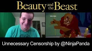 Beauty and the Beast | Unnecessary Censorship | Ninja Panda | Reaction Video