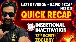 Insertional inactivation Biotechnology principle and processes class 12th Biology NCERT