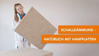 Schalldämmung – natürlich mit Hanfplatten