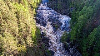 Старое русло реки Суна и порог Гирвас.