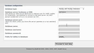 PHPBB: How to set up