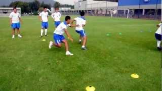 Blazing Football/Soccer Speed: Mirror Reaction Drill