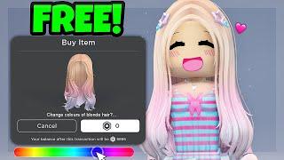 HOW TO CHANGE YOUR HAIR COLOR ON ROBLOX!