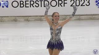 Naz ARICI - 1st Place, Gold Ladies, ISU 2023, OBERSTDORF