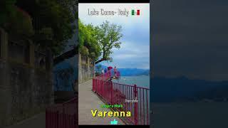 Varenna Promenade, LAGO di COMO Italia, Lake Como Italy  