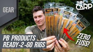 CARP FISHING WITHOUT THE FUSS! *NEW* Ready-2-Go rigs from PB Products