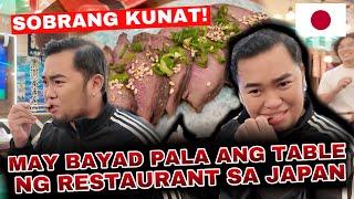 MAY BAYAD PALA ANG TABLE SA RESTAURANT SA JAPAN  