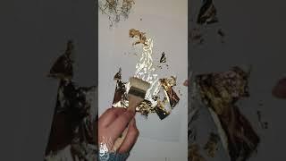 Process video - Ramadan Kareem with goldleaf - Islamic art by Sameea Rahat