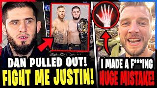 MMA Community REACTS to Dan Hooker PULLING OUT of UFC 313! Islam Makhachev vs Justin Gaethje!?