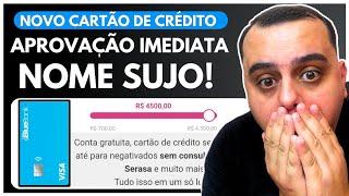 BLUE BANK NOVO CARTÃO DE CRÉDITO APROVAÇÃO IMEDIATA PARA NOME SUJO E SCORE BAIXO, ELE É CONFIÁVEL?