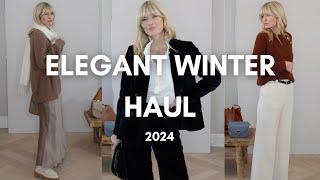 Winter Try On Haul 2024 | Classy and Elegant Outfits to Recreate | LOOKBOOK