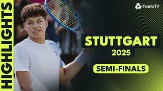 Zverev Plays Shelton; Fritz Takes On Auger-Aliassime | Stuttgart 2025 Semi-Final Highlights