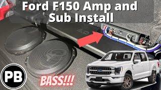 2021 - 2025+ Ford F150 Amp and Sub Install (to Factory Radio B&O)