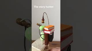 The story hunter #woodcarving #sculpture #art #woodart #automata