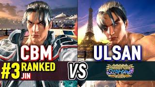 T8  CBM (#3 Ranked Jin) vs Ulsan (Jin)  Tekken 8 High Level Gameplay