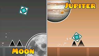 Gravity on different planet - Geometry Dash 2.2