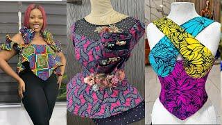 latest Ankara blouse/tops styles to rock.